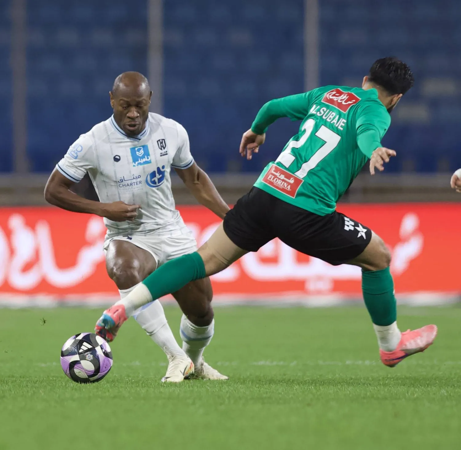 النجمة والأخدود ضمن الفرق المهددة بالهبوط إلى دوري الأولى (تصوير: نايف العتيبي)