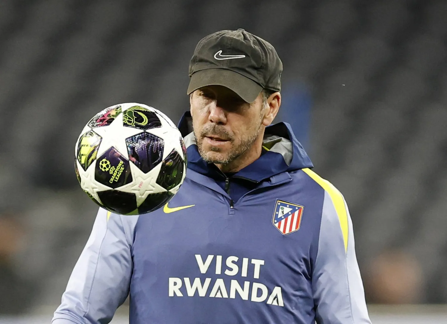 دييغو سيميوني مدرب أتلتيكو مدريد (رويترز) 