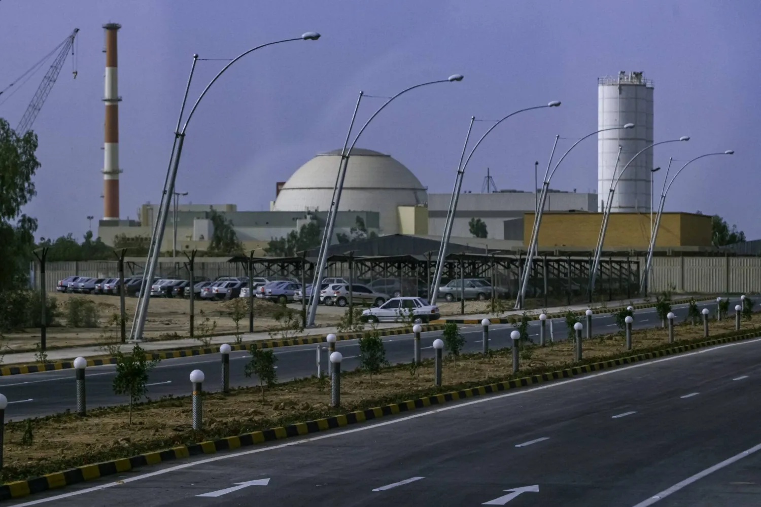  A view of the containment dome of Bushehr Nuclear Power Plant in Bushehr, Iran. (AFP)
