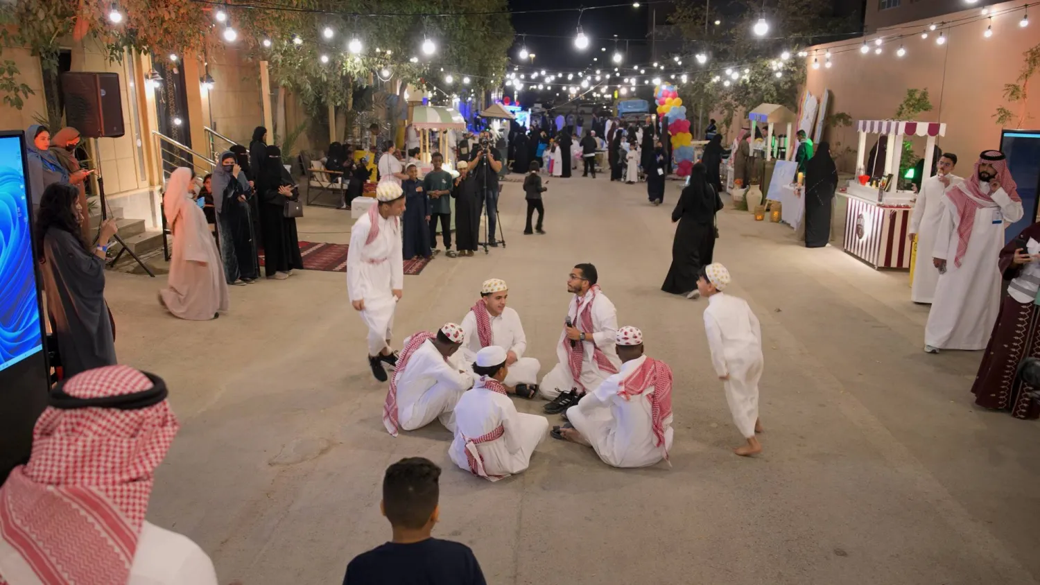 ترجع «الحوامة» في أصلها إلى تقليد شعبي قديم في منطقة نجد (تصوير: تركي العقيلي)