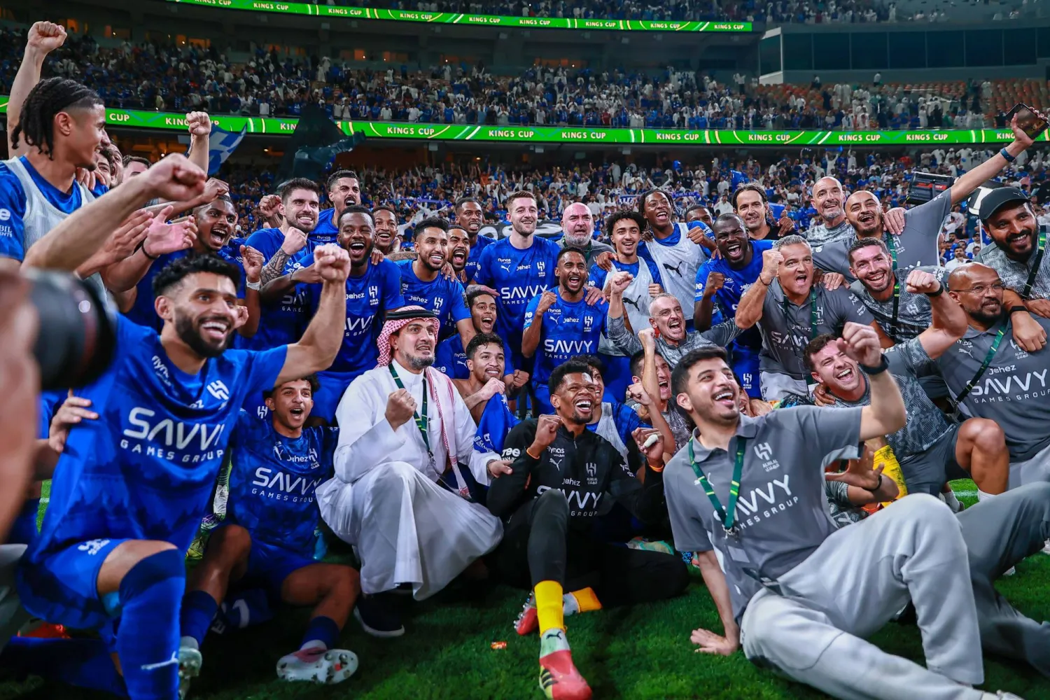 تجاوز الهلال نظيره الأهلي وبلغ نهائي أغلى البطولات المحلية (تصوير: محمد المانع) 