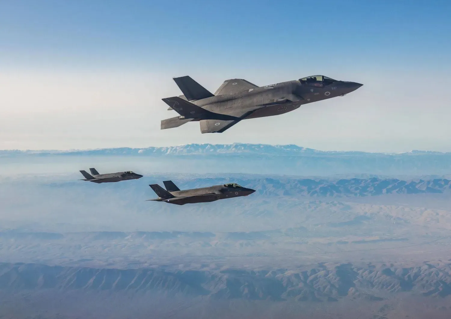 Israeli F-35 (“Adir”) aircraft during their participation in military operations against Iran (Israeli military)