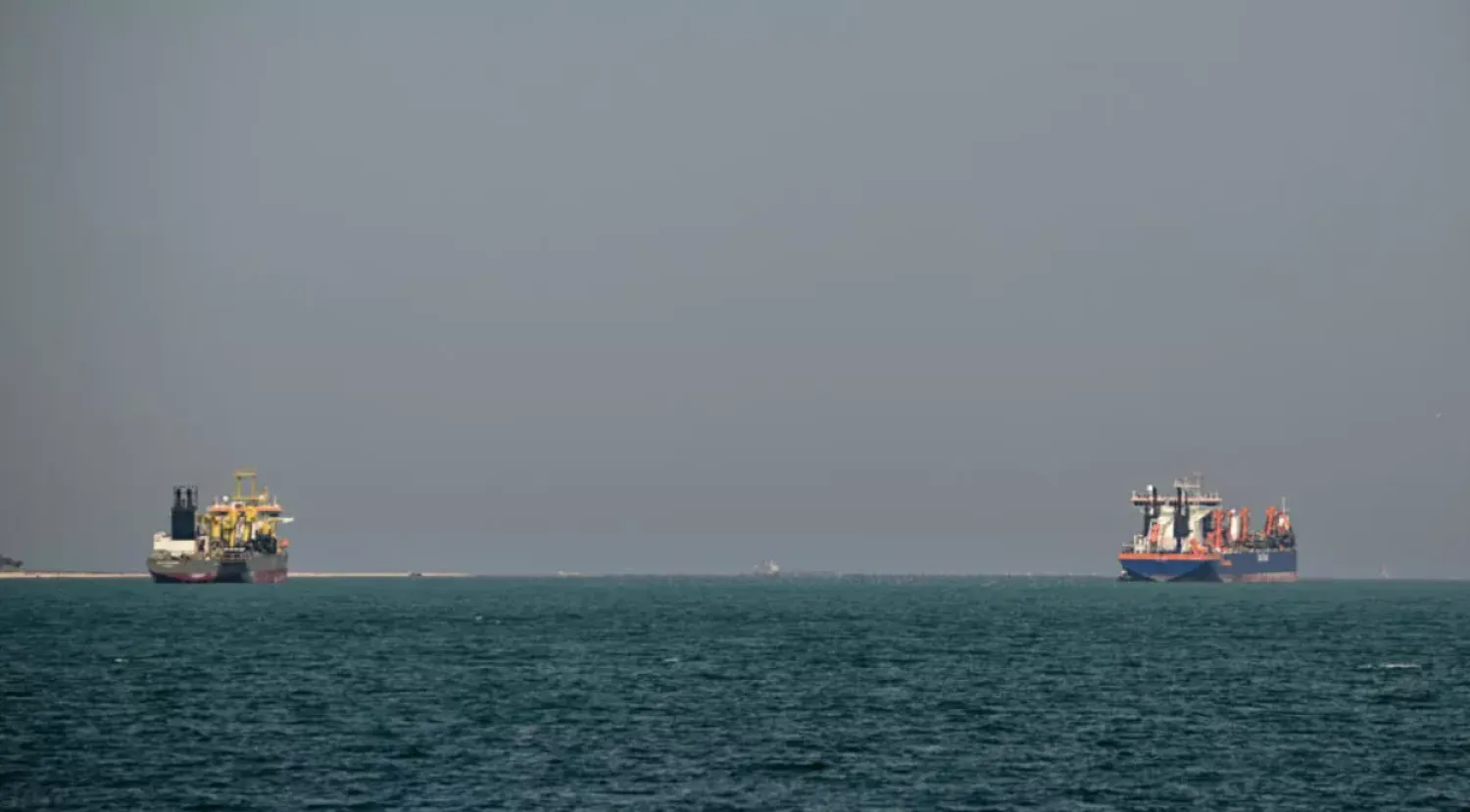 Commercial vessels offshore in Dubai last week © - / AFP/File
