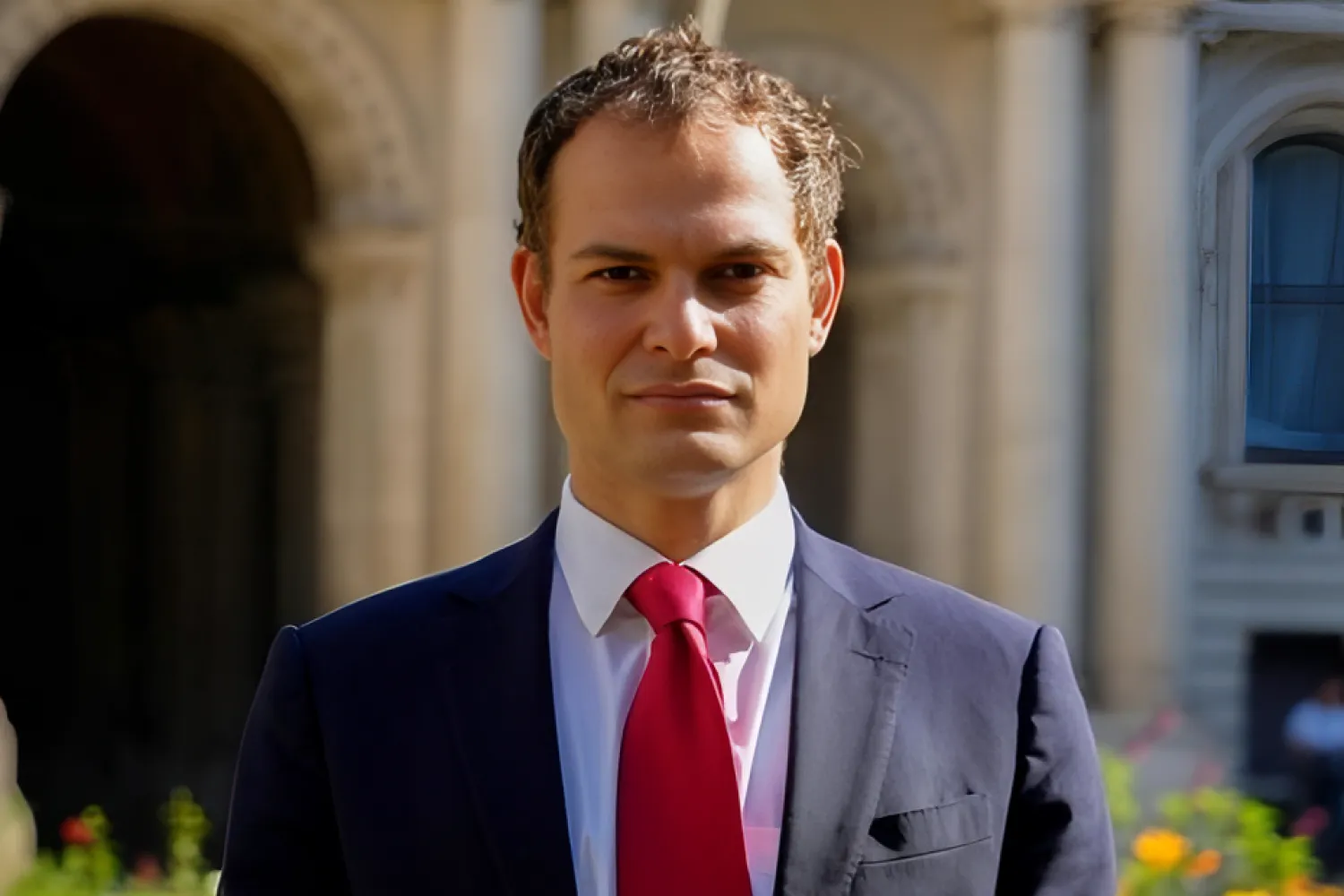 British Minister for the Middle East Hamish Falconer (Asharq Al-Awsat)