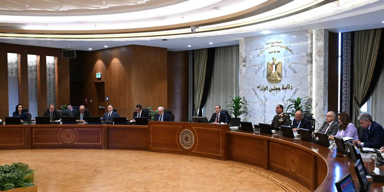 رئيس الوزراء المصري مصطفى مدبولي خلال اجتماع الحكومة الأربعاء الماضي (مجلس الوزراء المصري) 