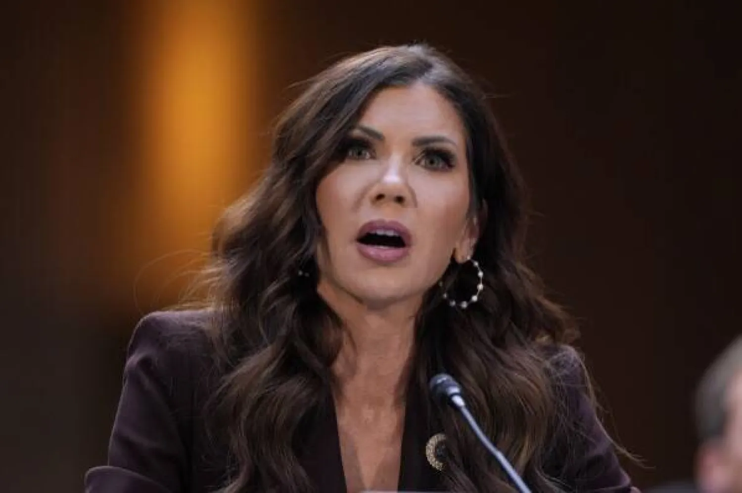 كيرستي نويم، الوزيرة السابقة للأمن الداخلي (أ ب)