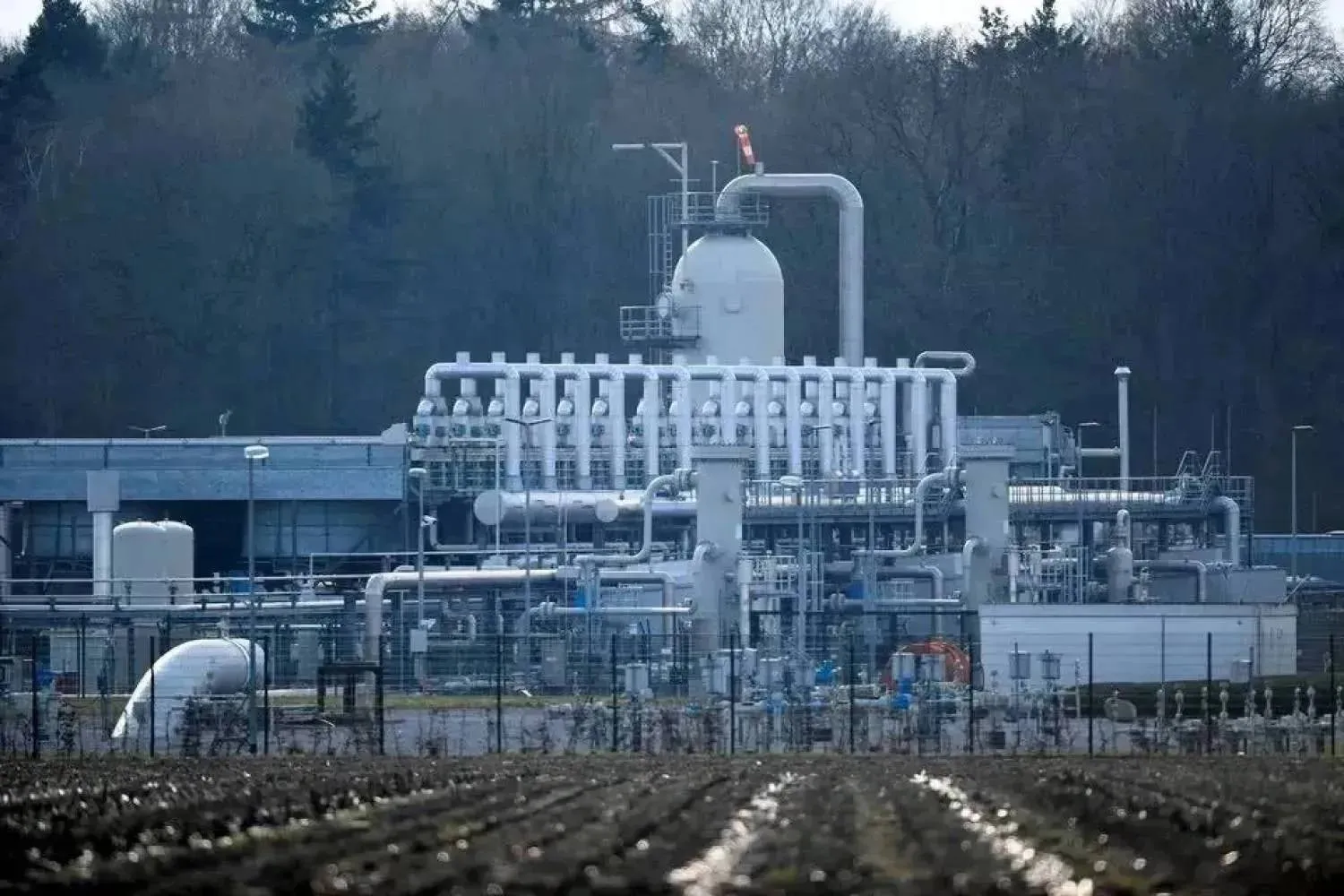 Europe's largest gas storage facility in Rehden, Germany (Reuters)