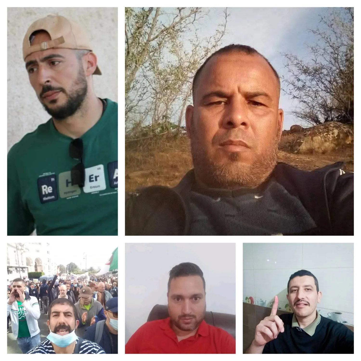 مجموعة ناشطين معارضين استعادوا حريتهم بموجب إجراءات عفو رئاسي (حسابات ناشطين سياسيين)