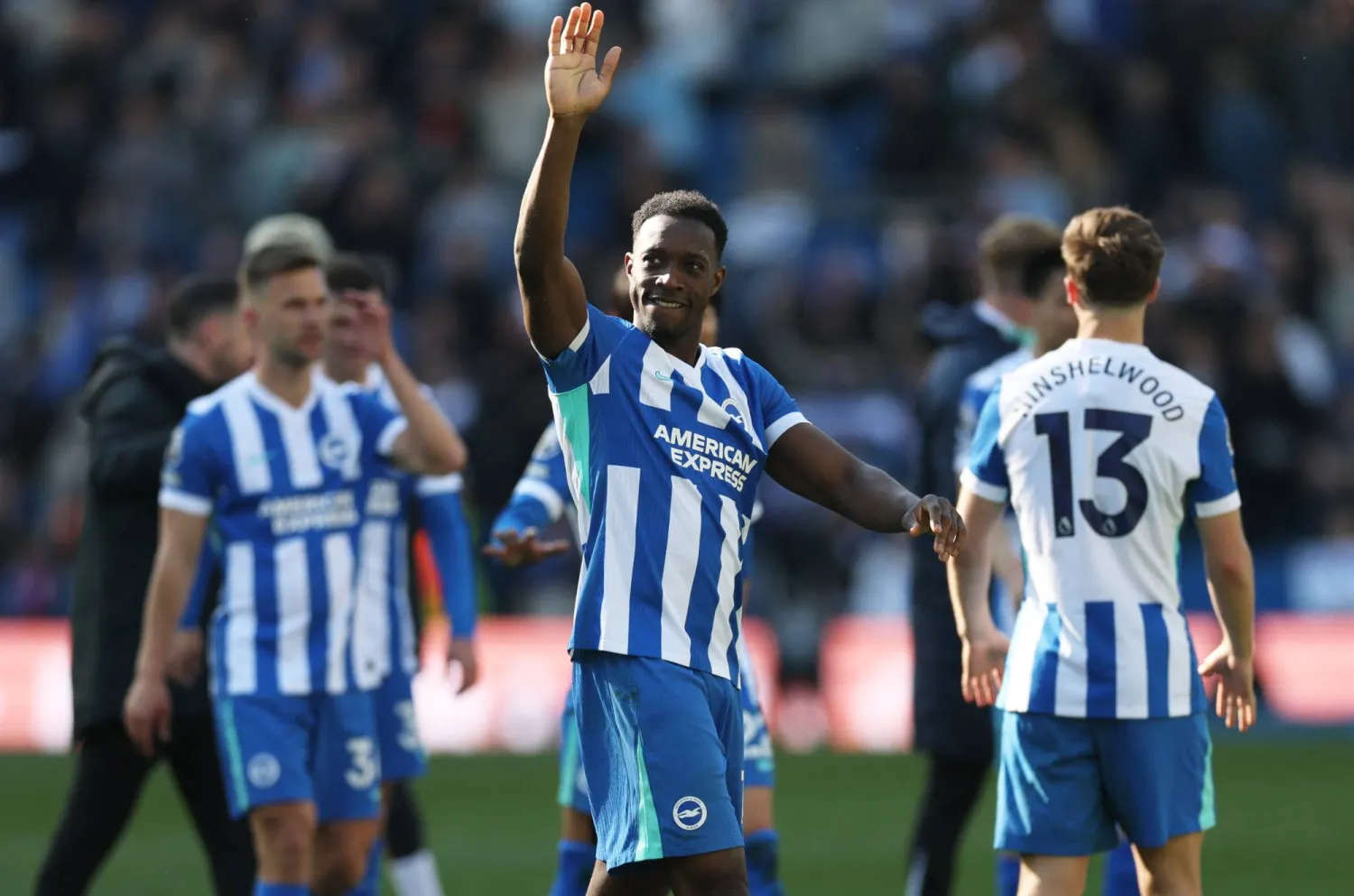 داني ويلبيك يحتفل بالهدف (رويترز)