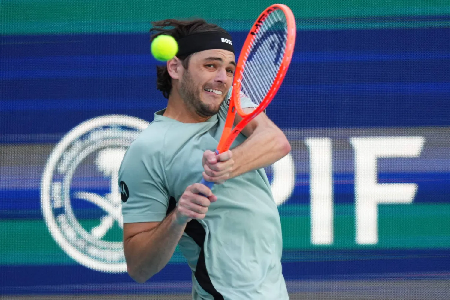 الأميركي تايلور فريتز يتألق في ميامي (أ.ف.ب)