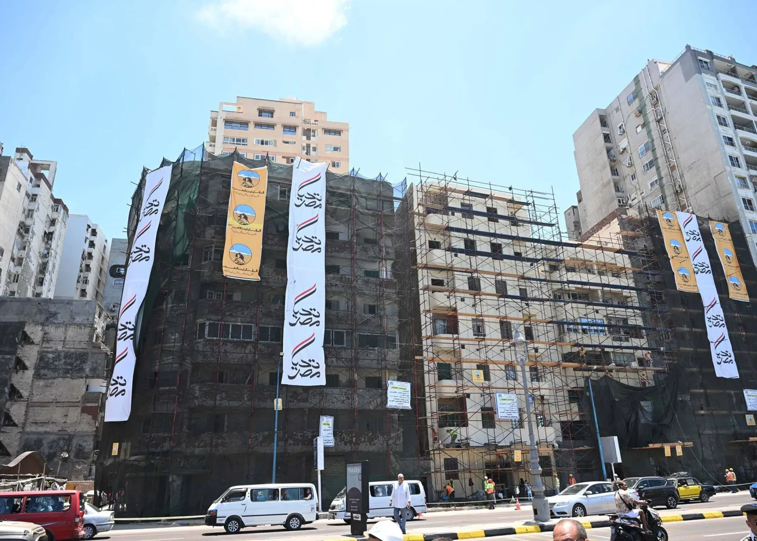 صورة عامة لكورنيش محافظة الإسكندرية (شمال مصر) (مجلس الوزراء - «فيسبوك»)