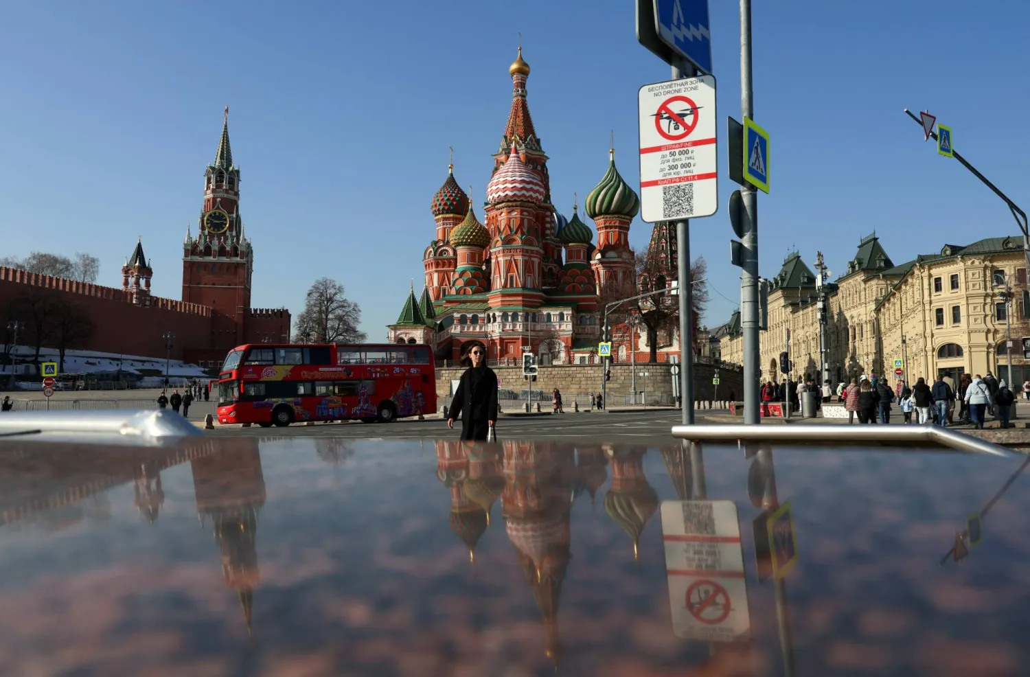 صورة تظهر الكرملين في وسط موسكو بروسيا 16 مارس 2026 (رويترز)
