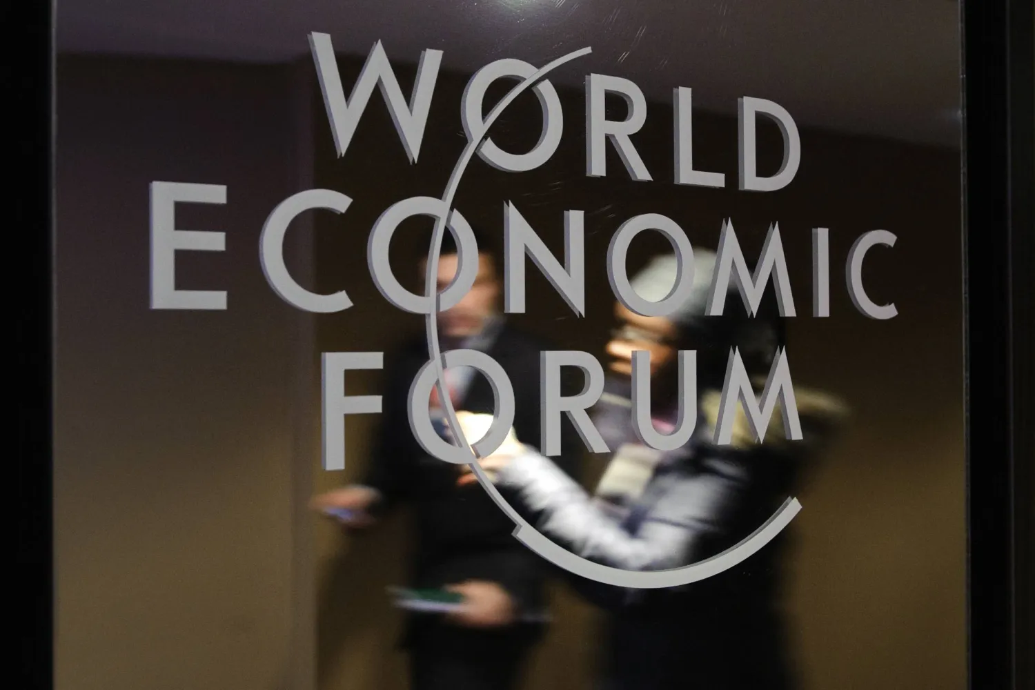 A World Economic Forum (WEF) logo. AFP 