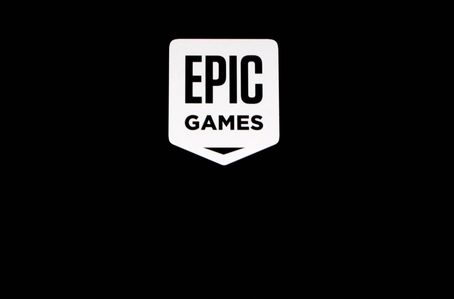 The Epic Games logo, maker of the popular video game "Fortnite", is pictured on a screen in this picture illustration August 14, 2020. (Reuters)