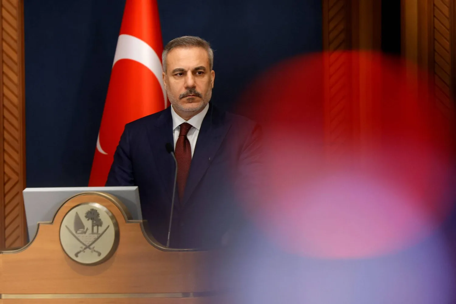 وزير الخارجية التركي ‌هاكان ‌فيدان  (أ.ف.ب)