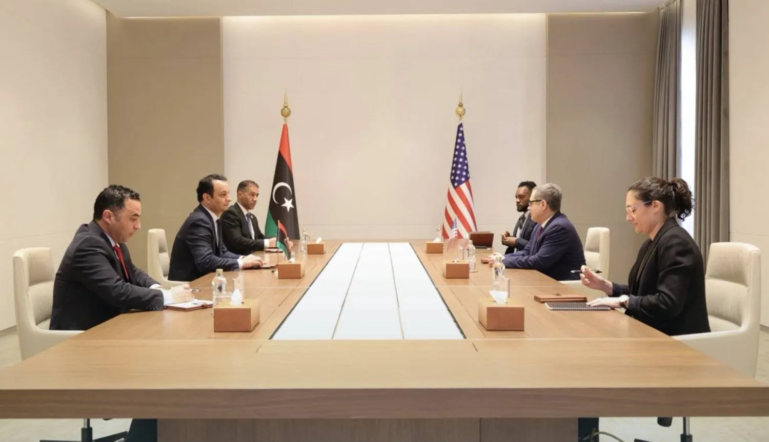 لقاء برنت مع بلقاسم حفتر مساء الثلاثاء (السفارة الأميركية)
