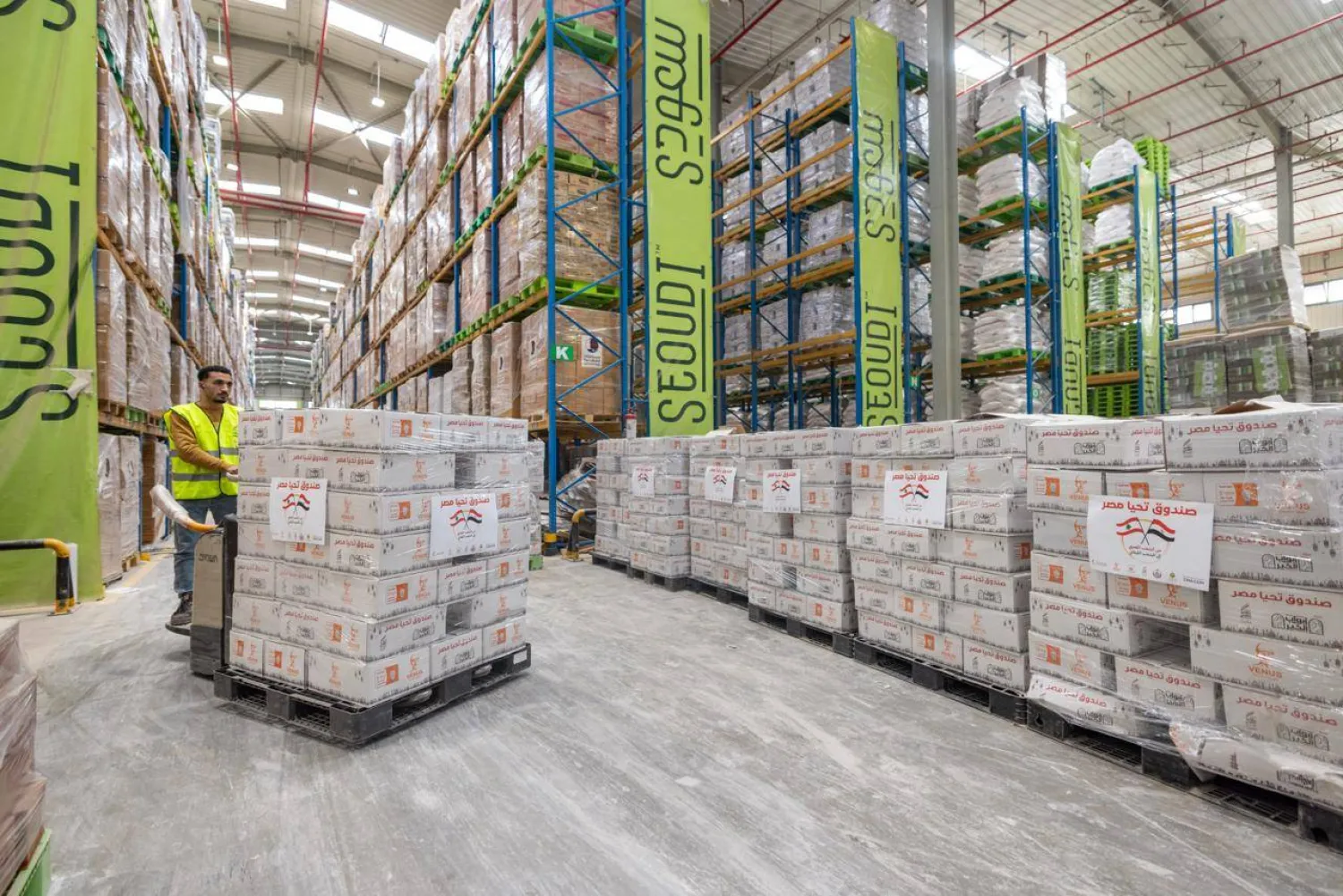 مصر ترسل مساعدات إغاثية عاجلة لتوفير الاحتياجات الأساسية للشعب اللبناني (مجلس الوزراء المصري)