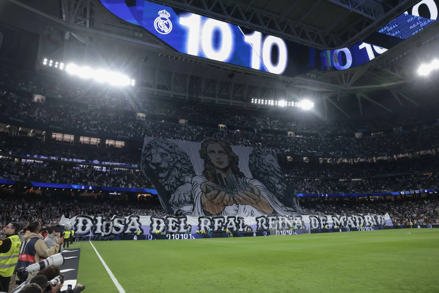 «برنابيو» سيتحوّل إلى ملعب تدريب للنجوم المشاركين في بطولة مدريد المفتوحة للتنس (إ.ب.أ)