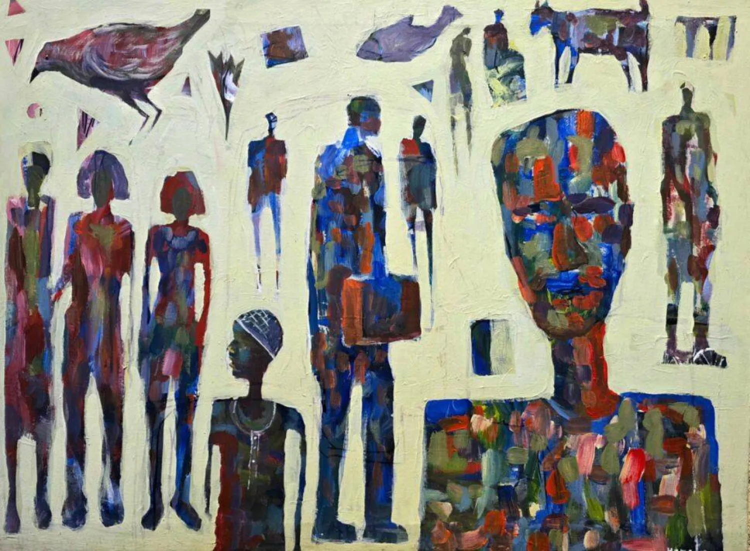 الفن يتحوَّل ملاذاً واللوحات تعكس علاقة الفنان بوطنه المفقود (الشرق الأوسط)