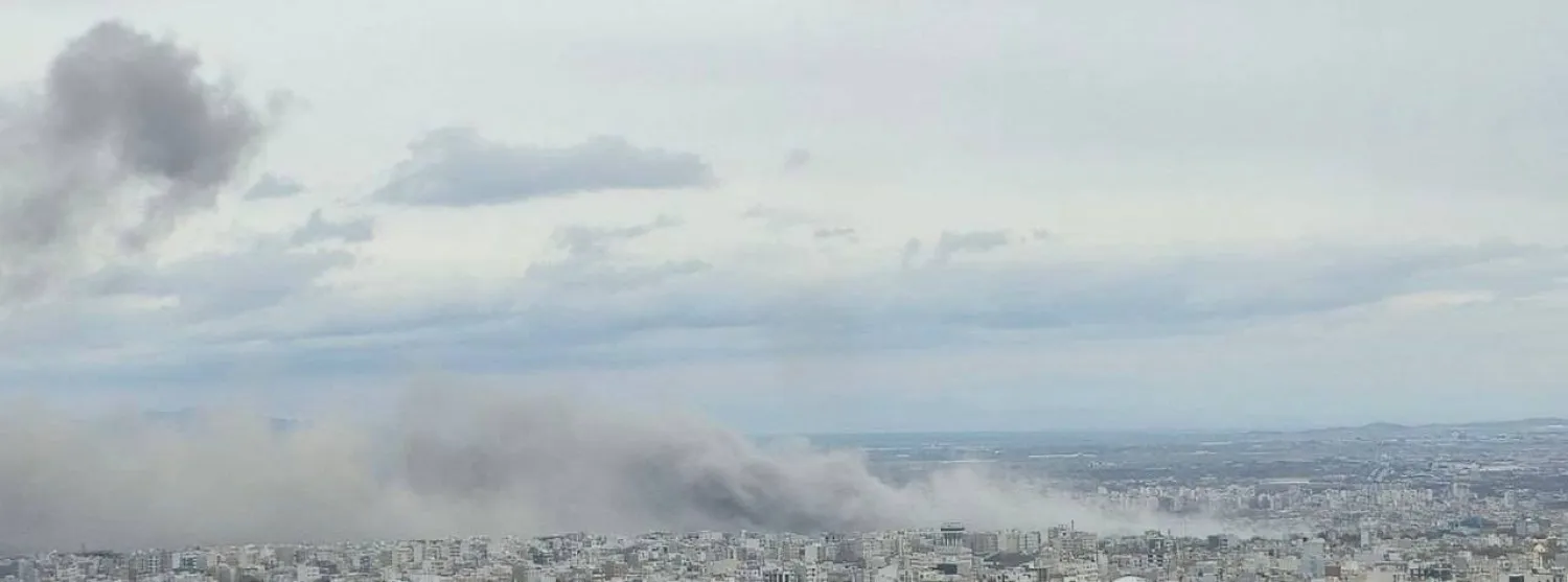 غارات على مدينة همدان غرب إيران الخميس (شبكات التواصل)