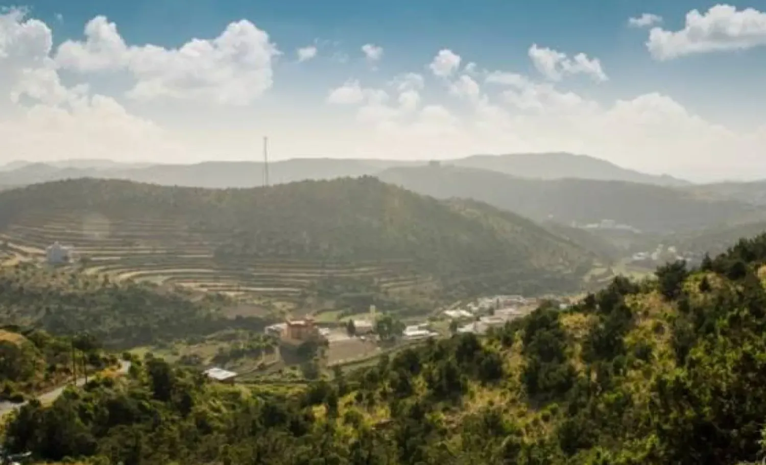 One of the mountainous areas located in the south of the Kingdom of Saudi Arabia (Asharq Al-Awsat)