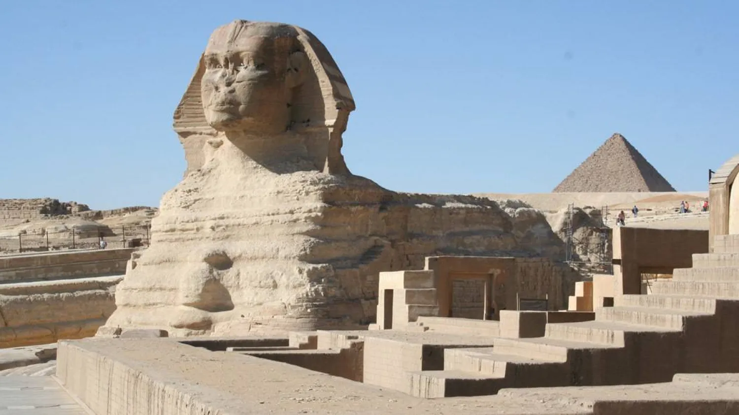 أبو الهول في منطقة الأهرامات (وزارة السياحة والآثار)