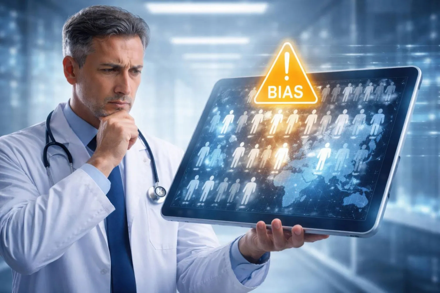 تحيز البيانات خطر خفي في الذكاء الاصطناعي الطبي