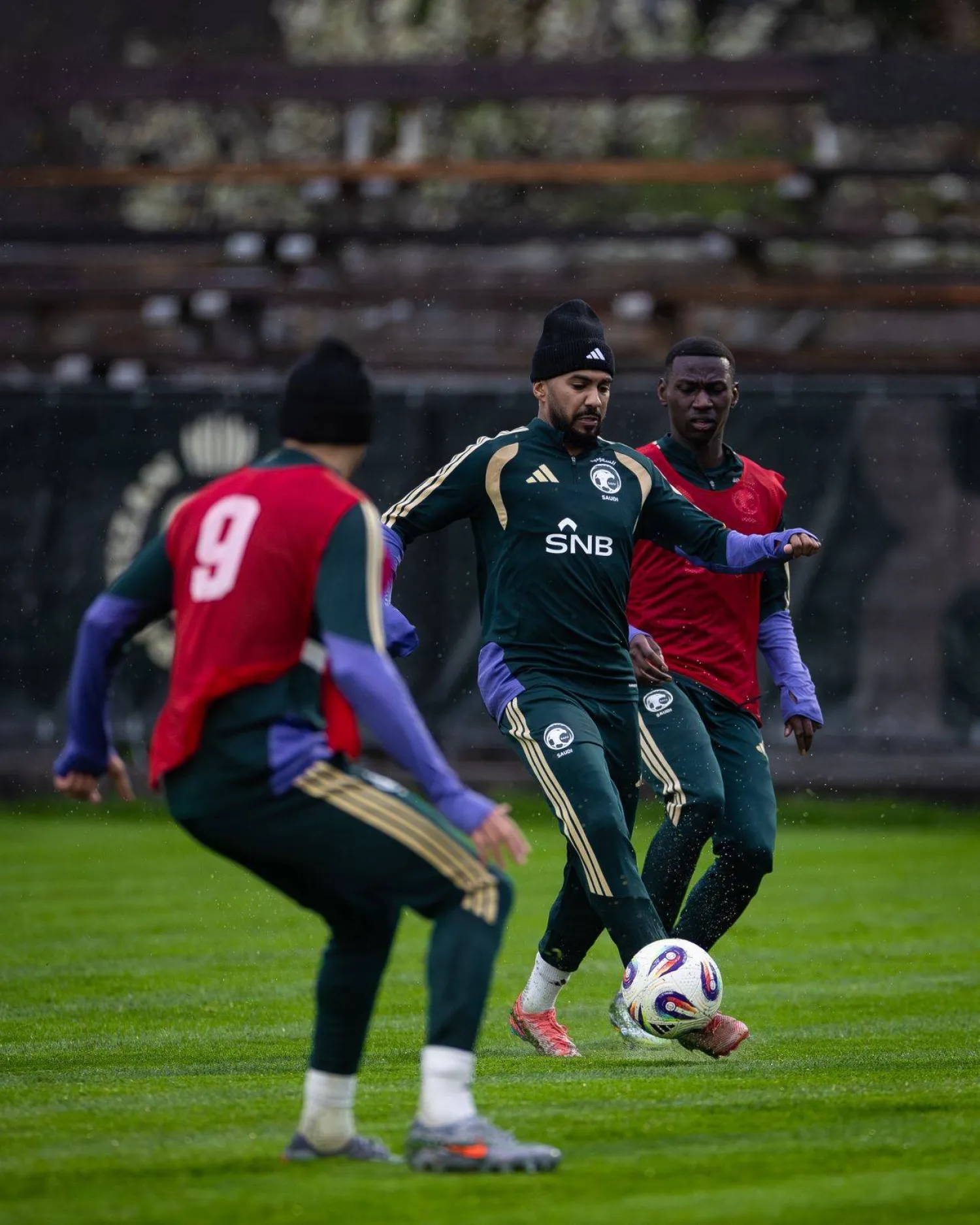 المنتخب السعودي يواصل تدريباته بصربيا (الاتحاد السعودي)