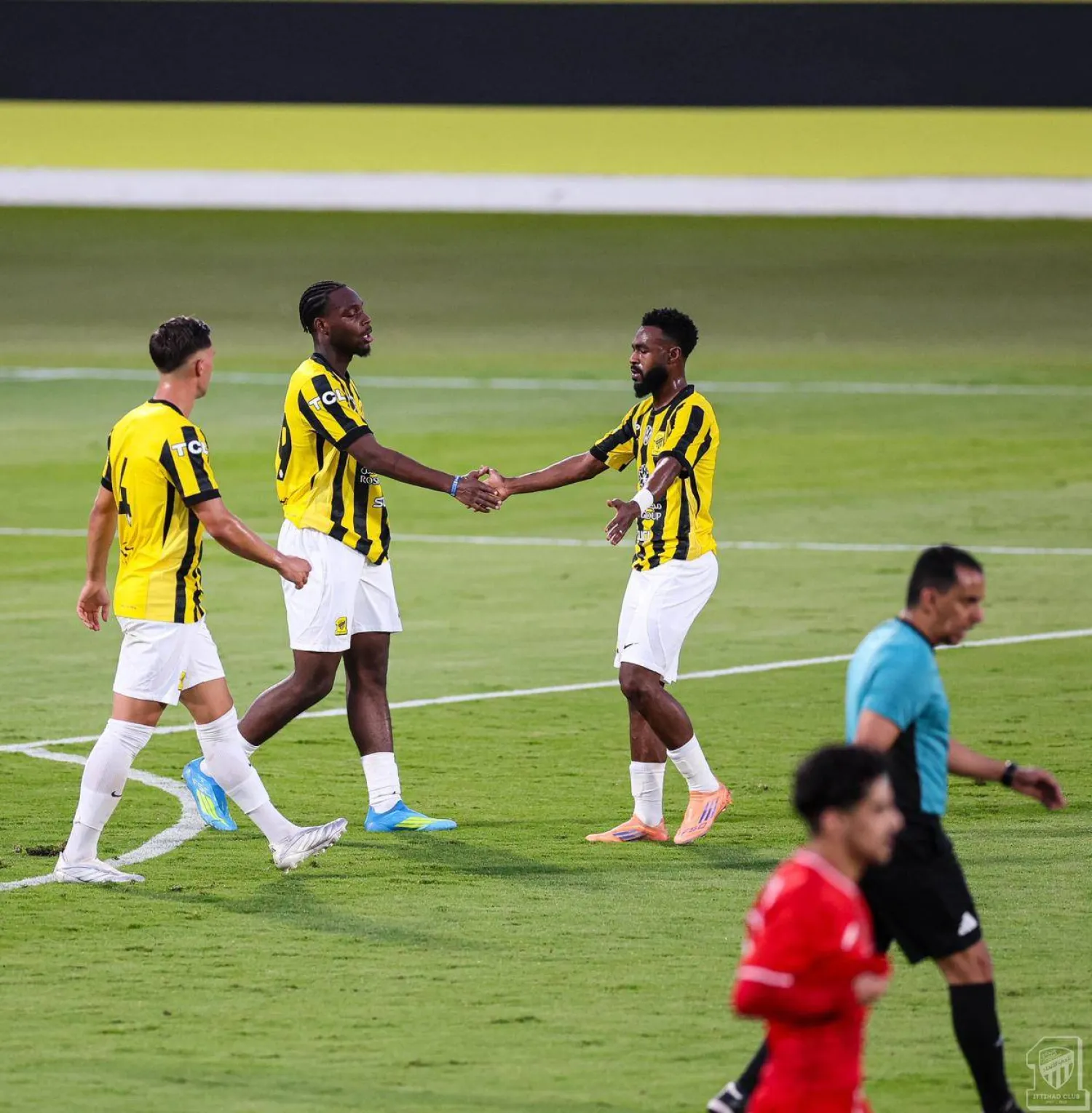 الاتحاد هزم الوحدة بثلاثة أهداف دون مقابل (نادي الاتحاد)