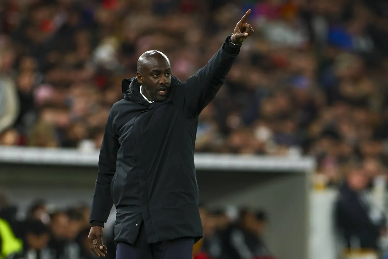 Head coach Otto Addo of Ghana reacts during the friendly soccer match between Germany and Ghana in Stuttgart, Germany, 30 March 2026.  EPA/ANNA SZILAGYI