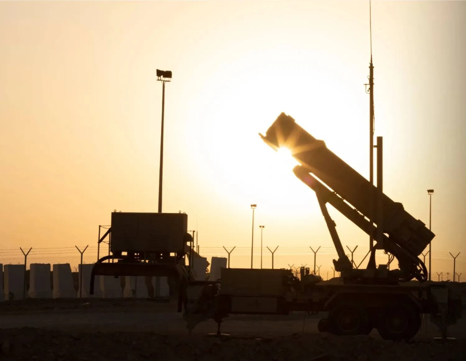 Saudi defenses intercepted a drone in the Al-Kharj province. (Saudi Defense Ministry)