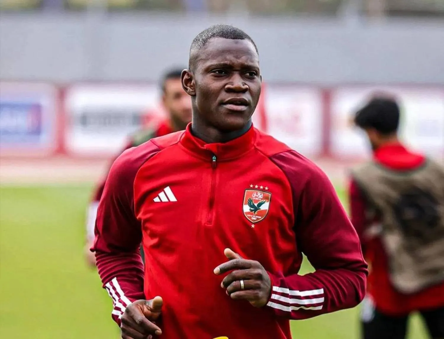 المالي أليو ديانغ لاعب وسط الأهلي المصري (الشرق الأوسط)