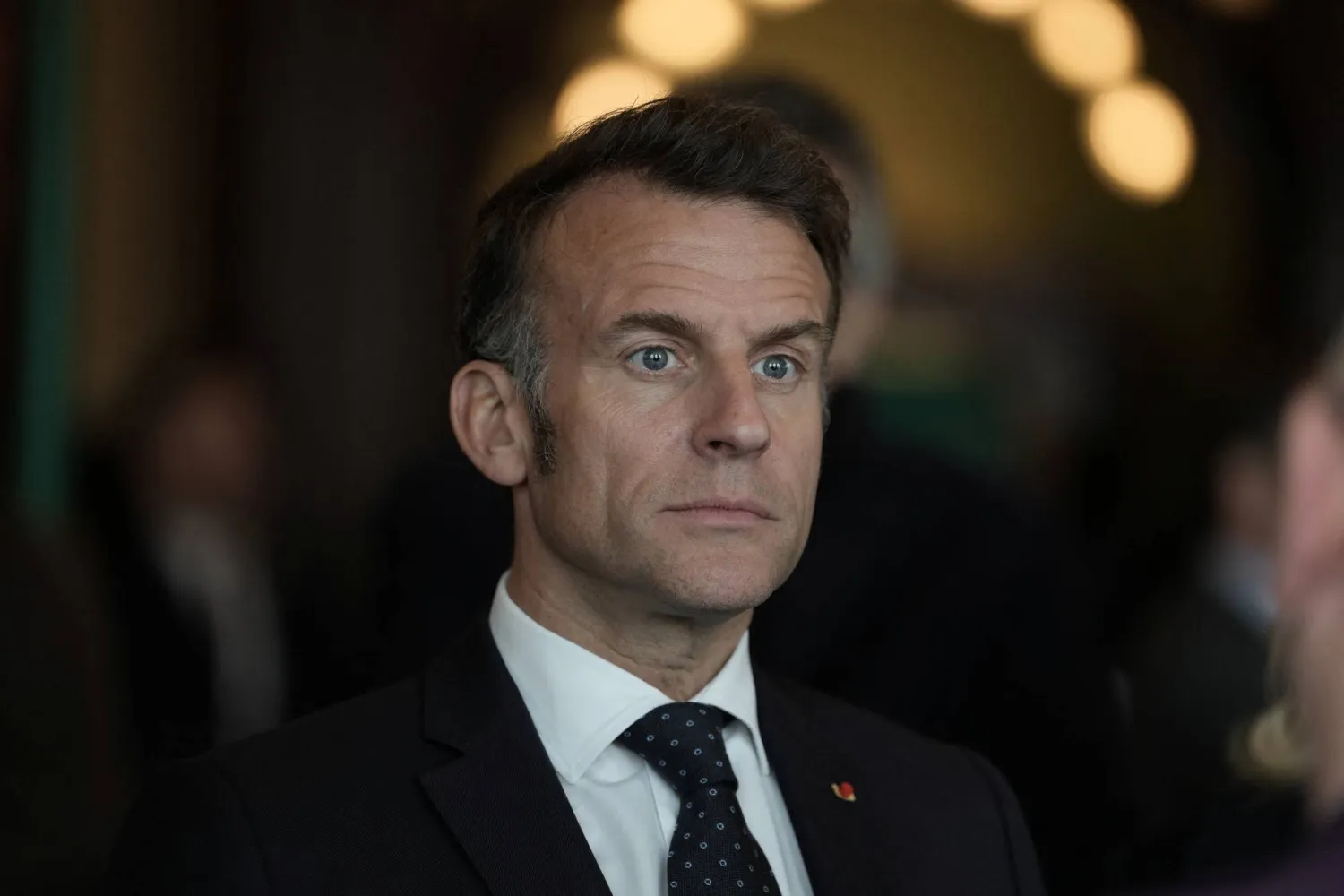 الرئيس الفرنسي إيمانويل ماكرون خلال فعالية بشرق باريس 27 مارس 2026 (رويترز)