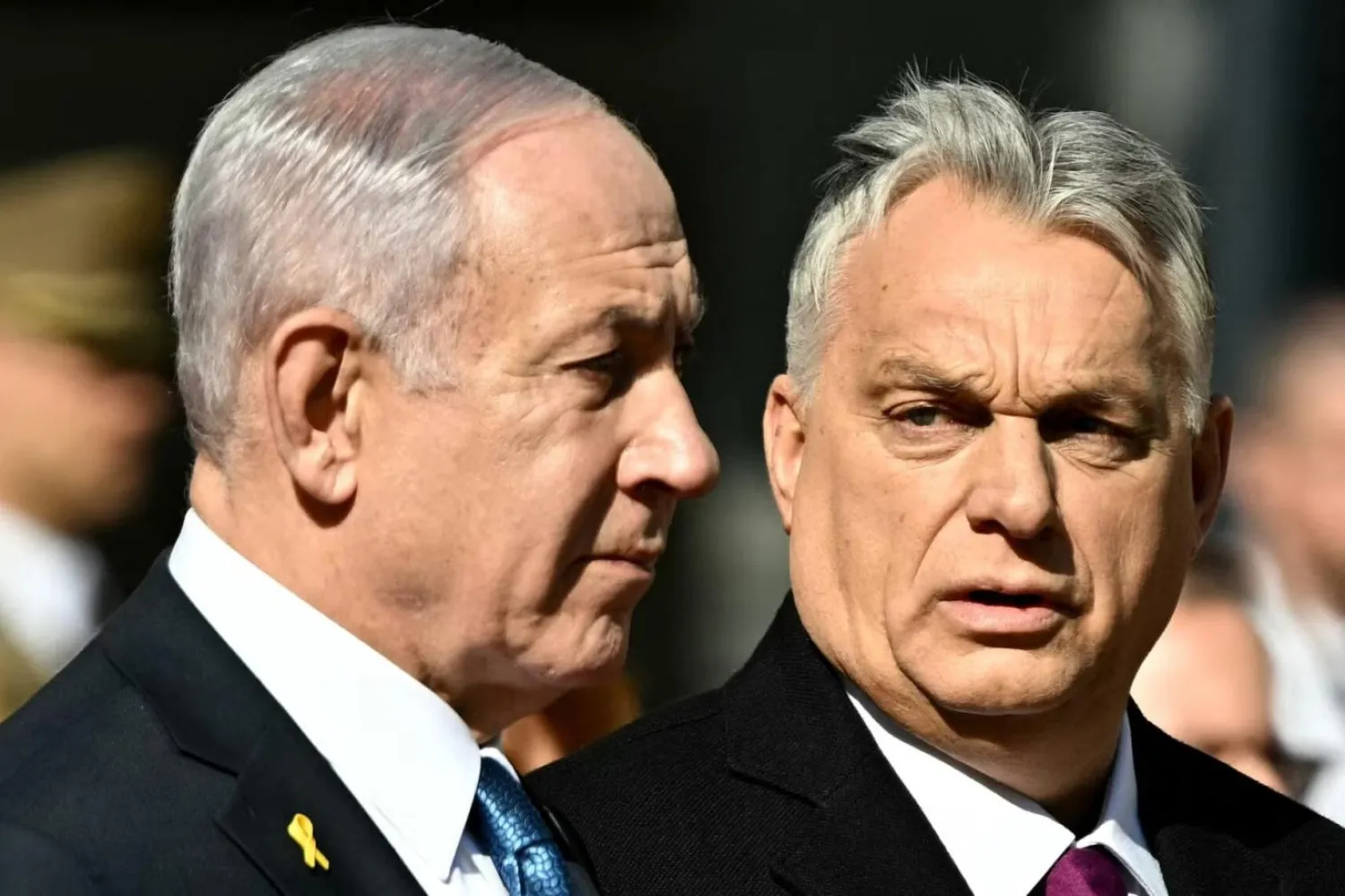Netanyahu ve Orban, birbirlerine ve ABD'ye verdikleri destekle dikkat çekiyor (AFP)