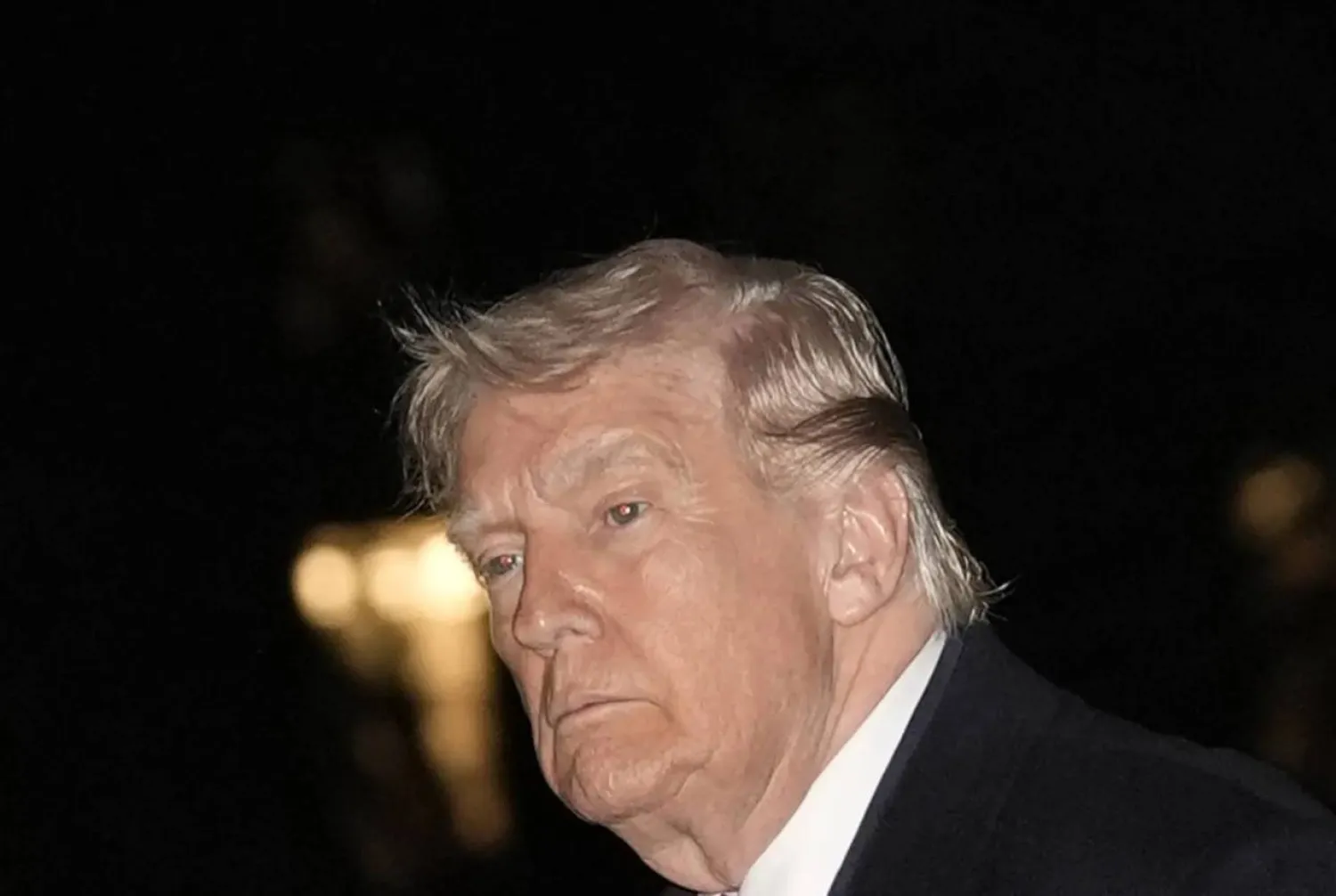 US President Donald Trump walks on the South Lawn of the White House upon his return to Washington, DC, USA, 29 March 2026. EPA