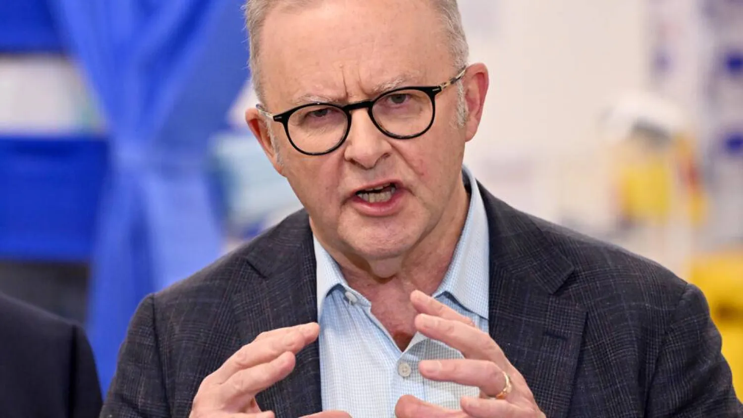 Australian Prime Minister Anthony Albanese warned the months ahead "may not be easy" because of the Middle East war. William WEST / AFP/File
