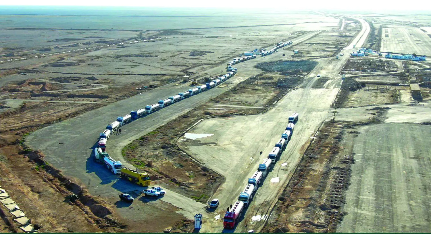 Iraqi fuel tankers heading to enter Syrian territory (Syrian General Authority for Land and Sea Ports)