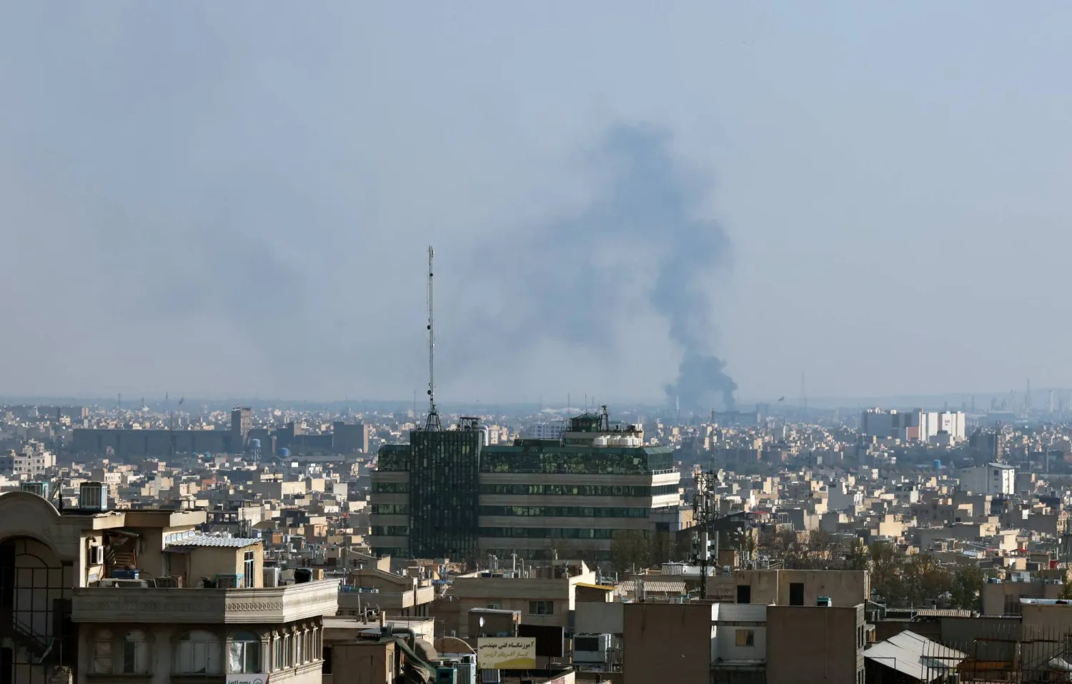 Smoke rises after an airstrike in central Tehran, Iran, 01 April 2026. (EPA)