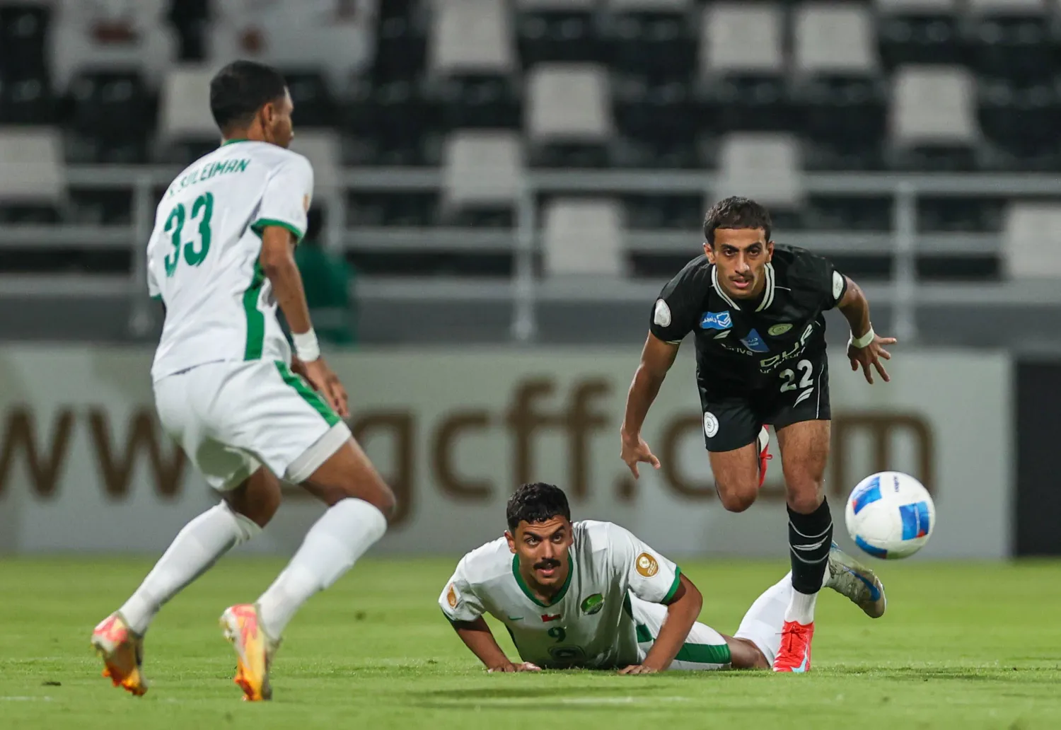 من إحدى مباريات الشباب في دوري أبطال الخليج (تصوير: سعد العنزي)