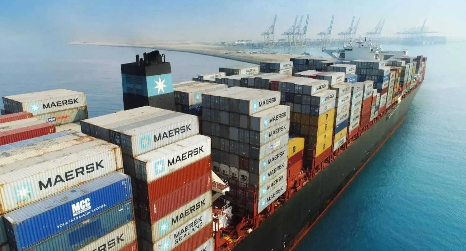 Container ship at King Abdullah Port (SPA)