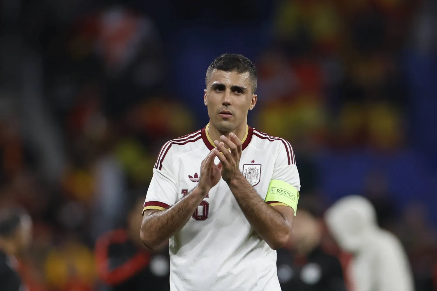 رودري لاعب مانشستر سيتي ومنتخب إسبانيا (إ.ب.أ)