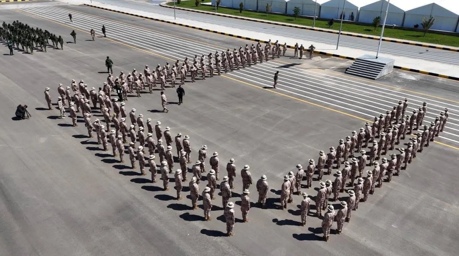 قوات عسكرية تابعة لـ«الوحدة» الليبية للمشاركة في (فلينتلوك 2026) بسرت (وزارة دفاع الوحدة)