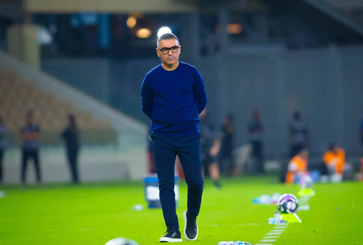 جلال القادري مدرب فريق الحزم (نادي الحزم) 