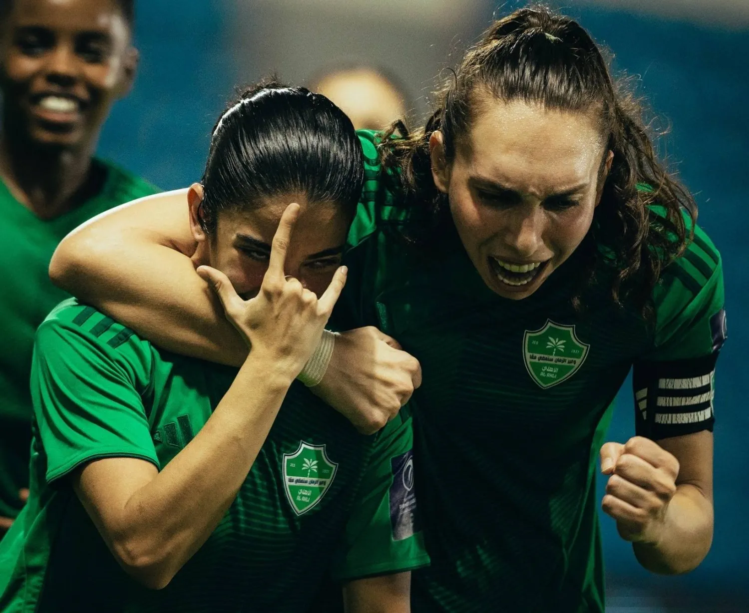 فرحة أهلاوية بهدف الفوز على الاتحاد (النادي الأهلي)