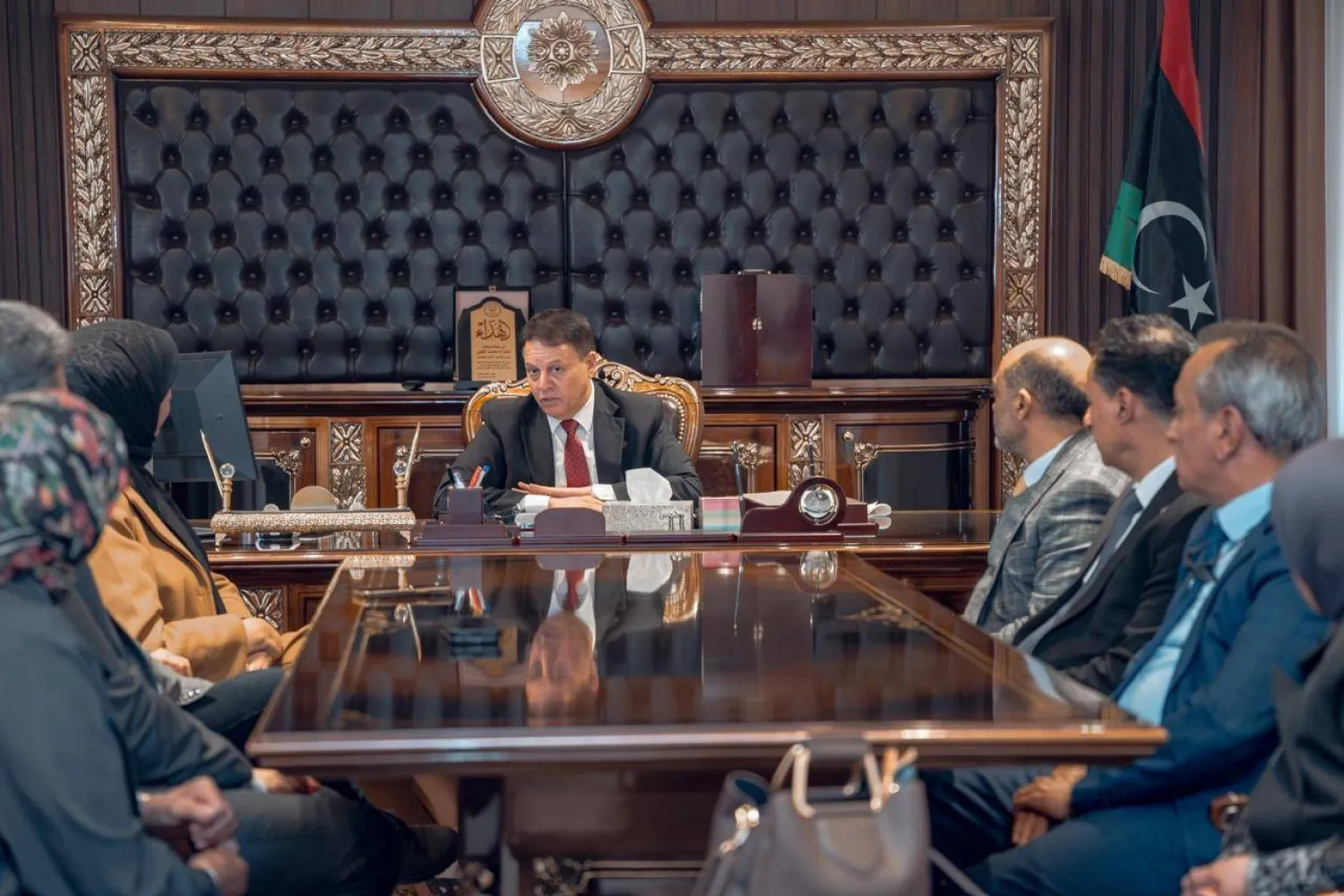 اجتماع المجلس الأعلى للقضاء في بنغازي مارس الماضي (الصفحة الرسمية للمجلس)