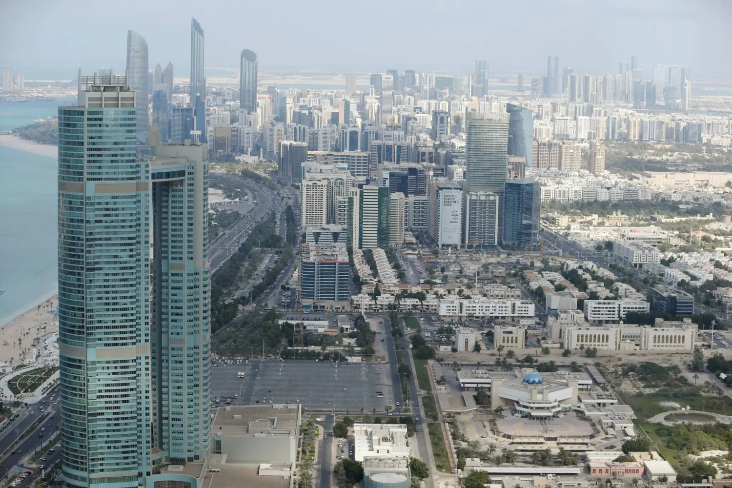 FILE PHOTO: General view of the Abu Dhabi city is seen from observation deck of Emirates Towers in Abu Dhabi, United Arab Emirates, December 23, 2018. REUTERS/Hamad I Mohammed/File Photo