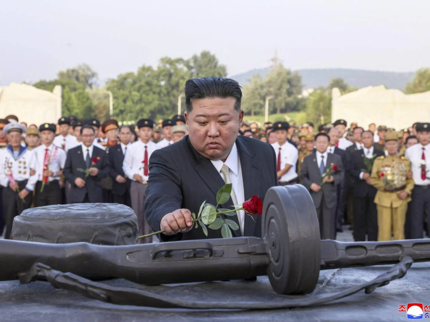 This picture released from North Korea's official Korean Central News Agency (KCNA) via KNS on July 27, 2025 shows North Korean leader Kim Jong Un. AFP
