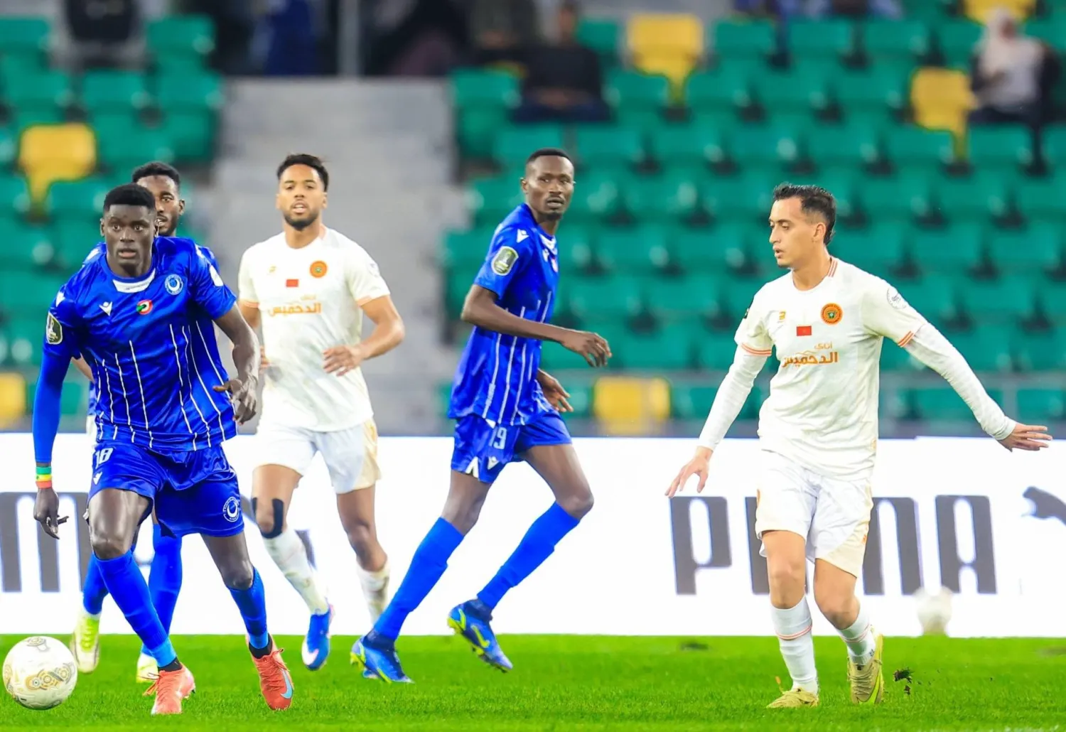 جانب من مباراة الهلال ونهضة بركان ضمن منافسات دور الثمانية لدوري أبطال أفريقيا في 22 مارس 2026 (نادي الهلال السوداني)