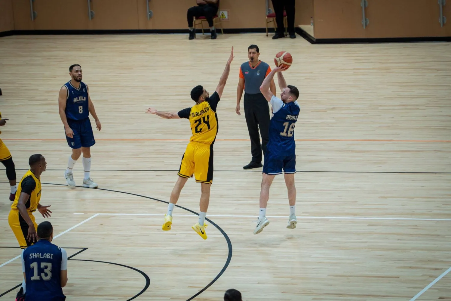 العُلا نجح بتجاوز الاتحاد في مباراة مثيرة (اتحاد السلة) 