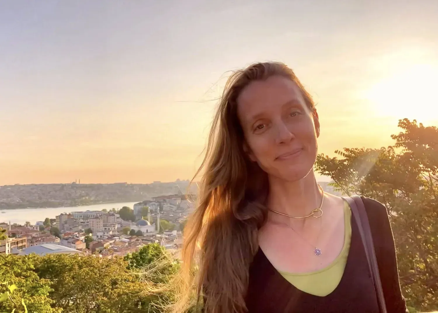 Amerikalı gazeteci Shelley Kittleson, 2023 yılında İstanbul'da kaldığı dönemde (Facebook)